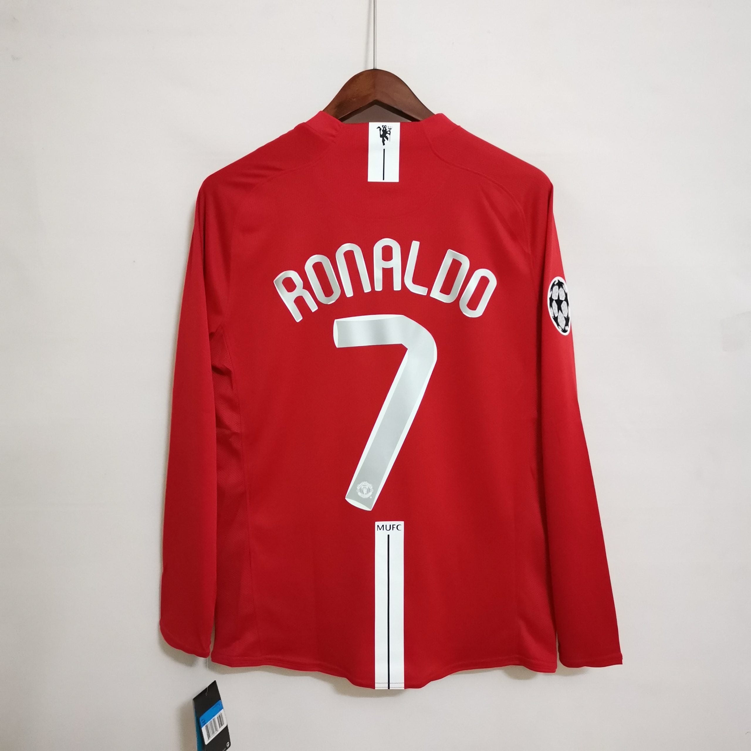 Manchester United (Ronaldo/7) 2008 – Local – Aficionado – Retro – Manga Larga