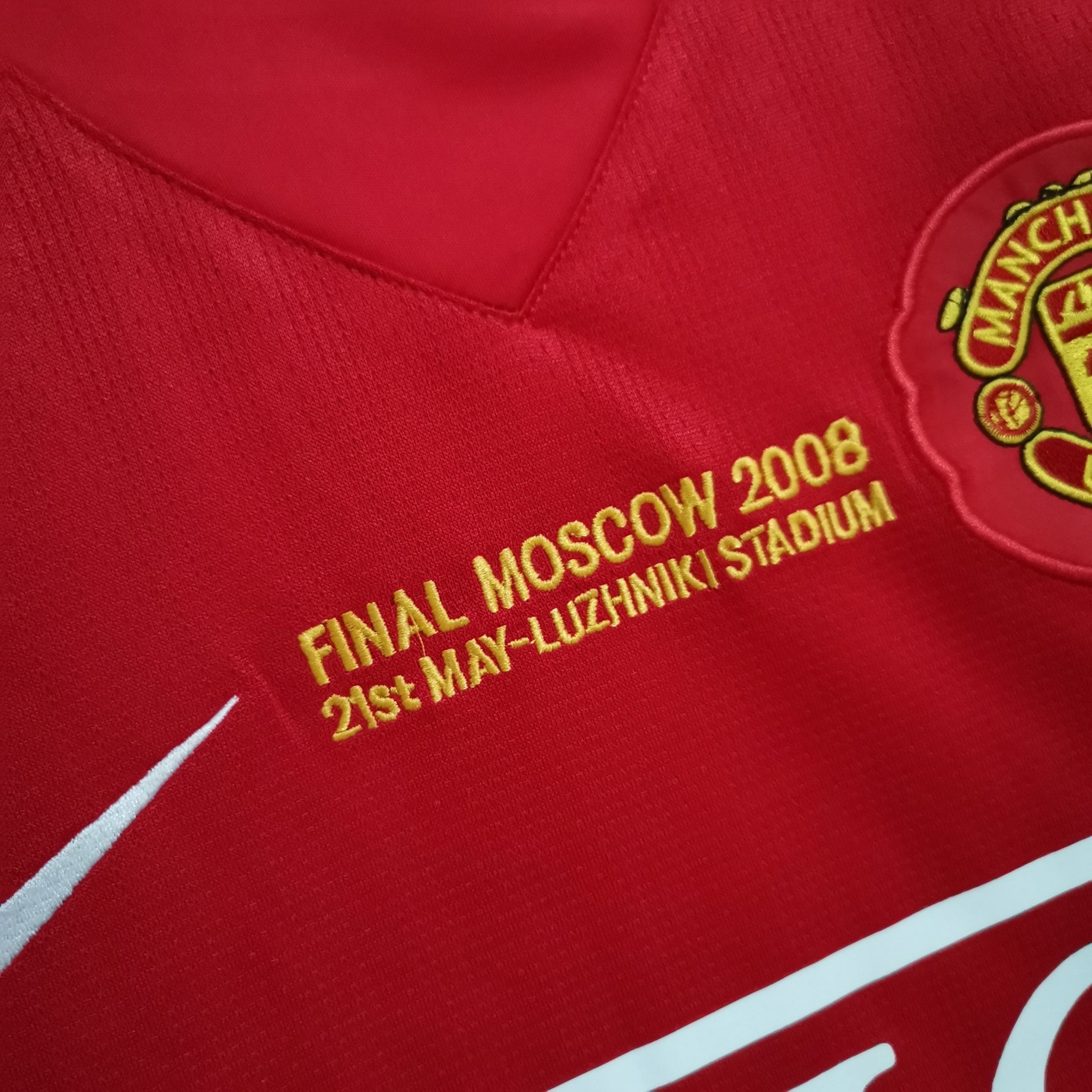 Manchester United (Ronaldo/7) 2008 – Local – Aficionado – Retro – Manga Larga